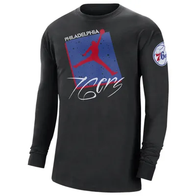 Nike 76ers Courtside Statement L/S T