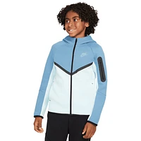 Nike Boys Tech Fleece Full-Zip - Boys' Grade School Aegean Storm/Denim Turquoise/Glacier Blue