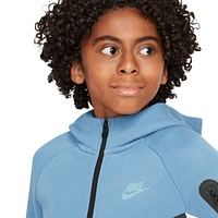 Nike Boys Tech Fleece Full-Zip - Boys' Grade School Aegean Storm/Denim Turquoise/Glacier Blue