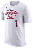 Nike 76ers City Edition Name & Number T-Shirt - Men's