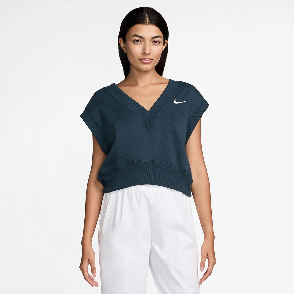 Nike NSW Phoenix Fleece Sleeveless Crop - Women's