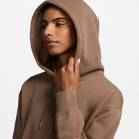 Jordan Womens Flight Fleece Pullover Hoodie 24 - Brown/Brown