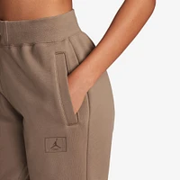 Jordan Womens Flight Fleece Pants 24 - Brown/Brown