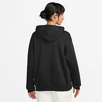 Jordan Womens Brooklyn Fleece Full-Zip 24 - Black/White