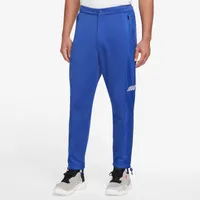 Jordan Mens Flight MVP HBR Fleece Pants - Blue/White