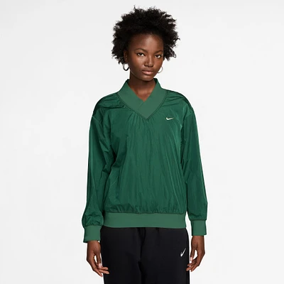 Nike NSW Essential Woven Long Sleeve V-Neck Crew - Women's