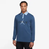 Jordan Mens Jordan Essential Rugby Top - Mens Blue/Blue Size S