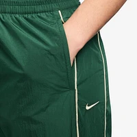 Nike Womens Nike Windrunner Woven HR OH Pants - Womens Sail/Green Gorge Size M