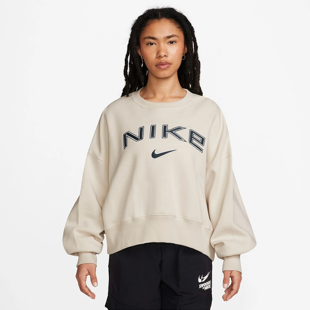 Nike NSW Phoenix OOS Fleece Logo Crew - Women's