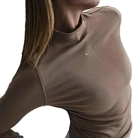 Nike NSW Essential Rib Mock Long Sleeve Top - Women's