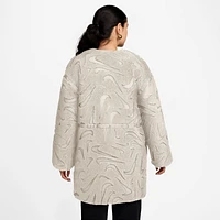 Nike Womens NSW Cozy HBR Jacket - Light Orewood Brown