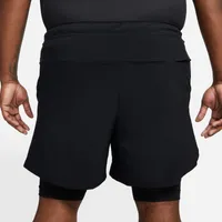 Nike Mens Dri-Fit Unlimited Woven 7 Inch Shorts - Black/Black