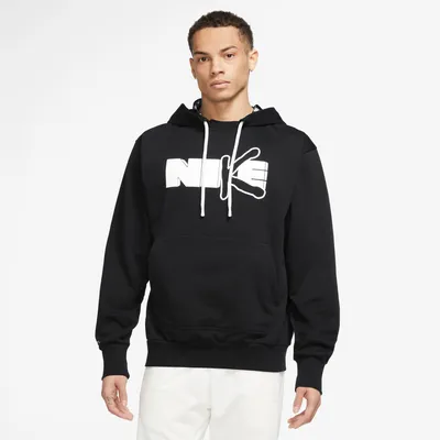 Nike Mens Standard Issue Hoodie - Black/White