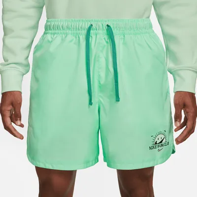 Nike Mens Nike Flow Sun Shorts - Mens Green/Green Size XL