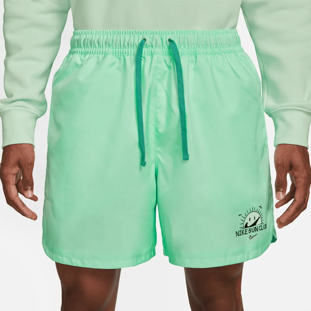 Nike Mens Flow Sun Shorts - Green/Green