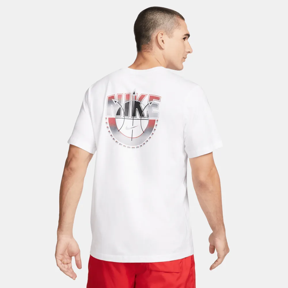 Nike Mens Summer Hoop T-Shirt - Black/White