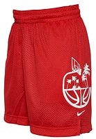 Nike Mens Mesh Summer Hoop Shorts - Black/Red