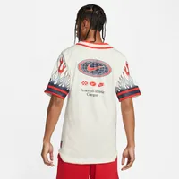 Nike Mens Americana Baseball Jersey - White/Multi