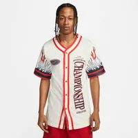 Nike Mens Americana Baseball Jersey - White/Multi