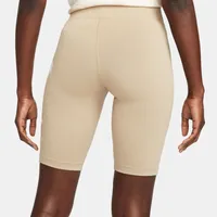 Nike Womens Garden Party Bike Shorts - Tan/Khaki