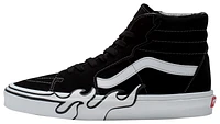 Vans Mens Vans Sk8 Hi Flame - Mens Skate Shoes Black/White Size 12.0