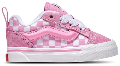 Vans Girls Knu Skool - Girls' Toddler Shoes Prism Pink/White