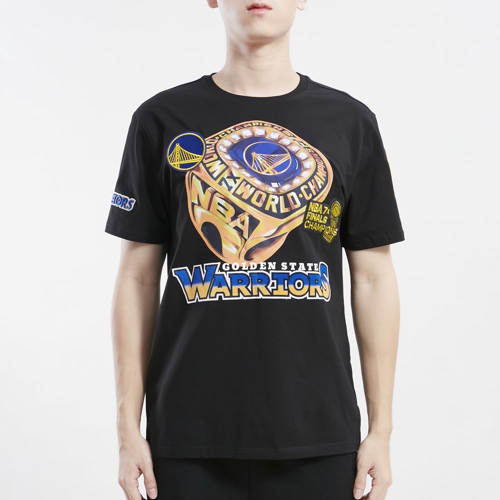 Pro Standard Warriors Champ Ring T-Shirt - Men's