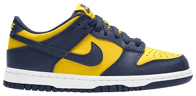 Nike Boys Dunk Low - Boys' Grade School Shoes Navy/Yellow