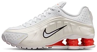 Nike Boys Shox R4 - Boys' Grade School Shoes White/White/Phantom