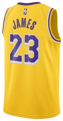 Men's Mitchell & Ness Wilt Chamberlain Silver Los Angeles Lakers 75th Anniversary 1971/72 Hardwood Classics Swingman Jersey Size: Small