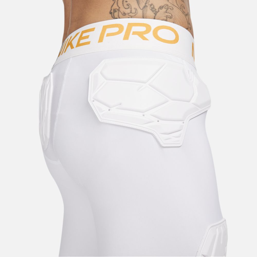 Nike Team Hyperstrong Boom Short Girdle - Mens - White/Gold