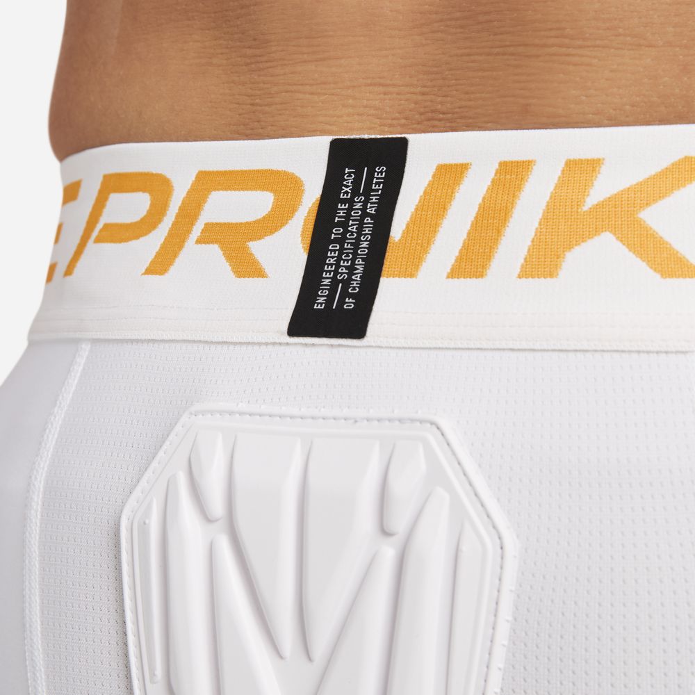 Nike Team Hyperstrong Boom Short Girdle - Mens - White/Gold