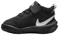 Nike Boys Team Hustle D 10 - Boys' Toddler Basketball Shoes Black/Silver/Volt