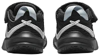 Nike Boys Team Hustle D 10 - Boys' Toddler Basketball Shoes Black/Silver/Volt