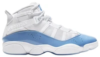 Jordan Mens 6 Rings - Shoes White/Valor Blue