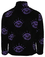 Aware Brand Mens 3 Eye Fleece Pullover - Black/Purple