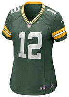 Nike Womens Aaron Rodgers Nike Packers Game Player Jersey - Womens Green Size S