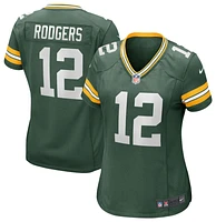 Nike Womens Aaron Rodgers Nike Packers Game Player Jersey - Womens Green Size S