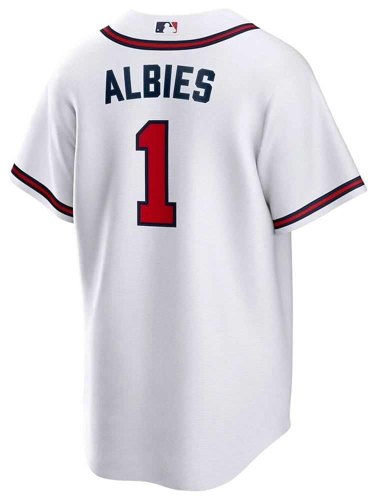 Nike Mens Ozzie Albies Nike Braves Replica Player Jersey