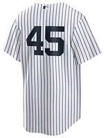 Nike Mens Nike Yankees Replica Player Jersey - Mens White/White Size XXL