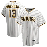 Nike Mens Manny Machado Nike Padres Alternate Replica Player Jersey - Mens White Size XXL