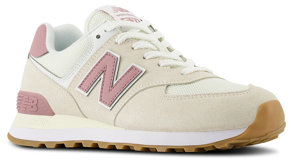 New Balance Womens New Balance 574 - Womens Shoes Tan/Pink Size 06.0