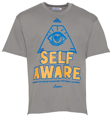 Aware Brand Mens Aware Brand Self Aware T-Shirt - Mens Grey Size M