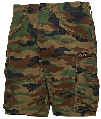 LCKR Mens LCKR Black Hawk Cargo Shorts - Mens Multi Size 3XL