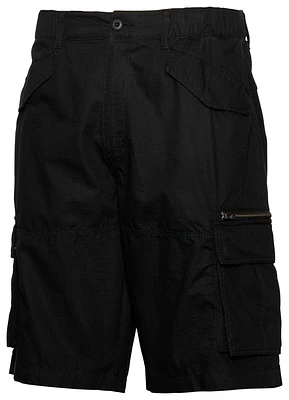 LCKR Mens Black Hawk Cargo Shorts Long Inseam 