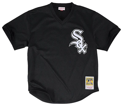 Mitchell & Ness Mens White Sox BP Pullover Jersey - Black