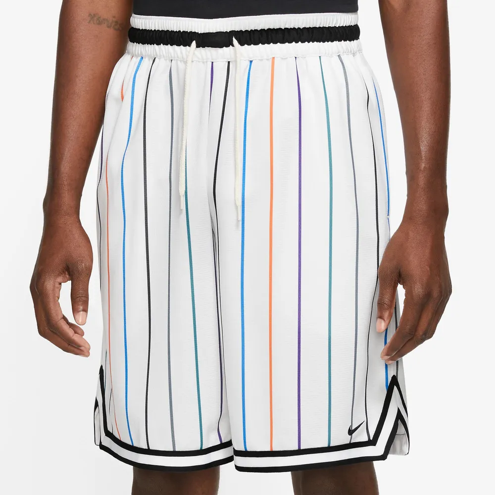 Nike Mens Nike Dri-Fit DNA 10" Shorts - Mens White/Black Size S