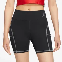 Jordan Womens Leg Shorts - Black/Black