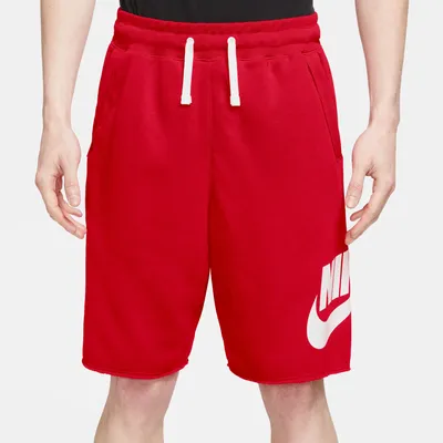 Nike Mens Club Alumni Shorts - Red/White