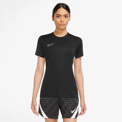 Nike Womens Academy 23 Short Sleeve Top - Black/White